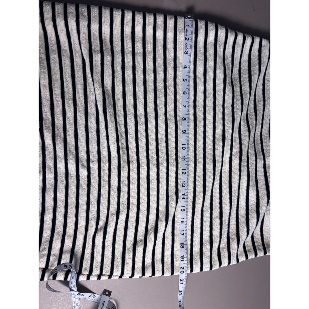Thread & Supply  Striped Tank Midi Dress Black White‎ Knit Ribbed Sleeveless Med - Picture 13 of 15